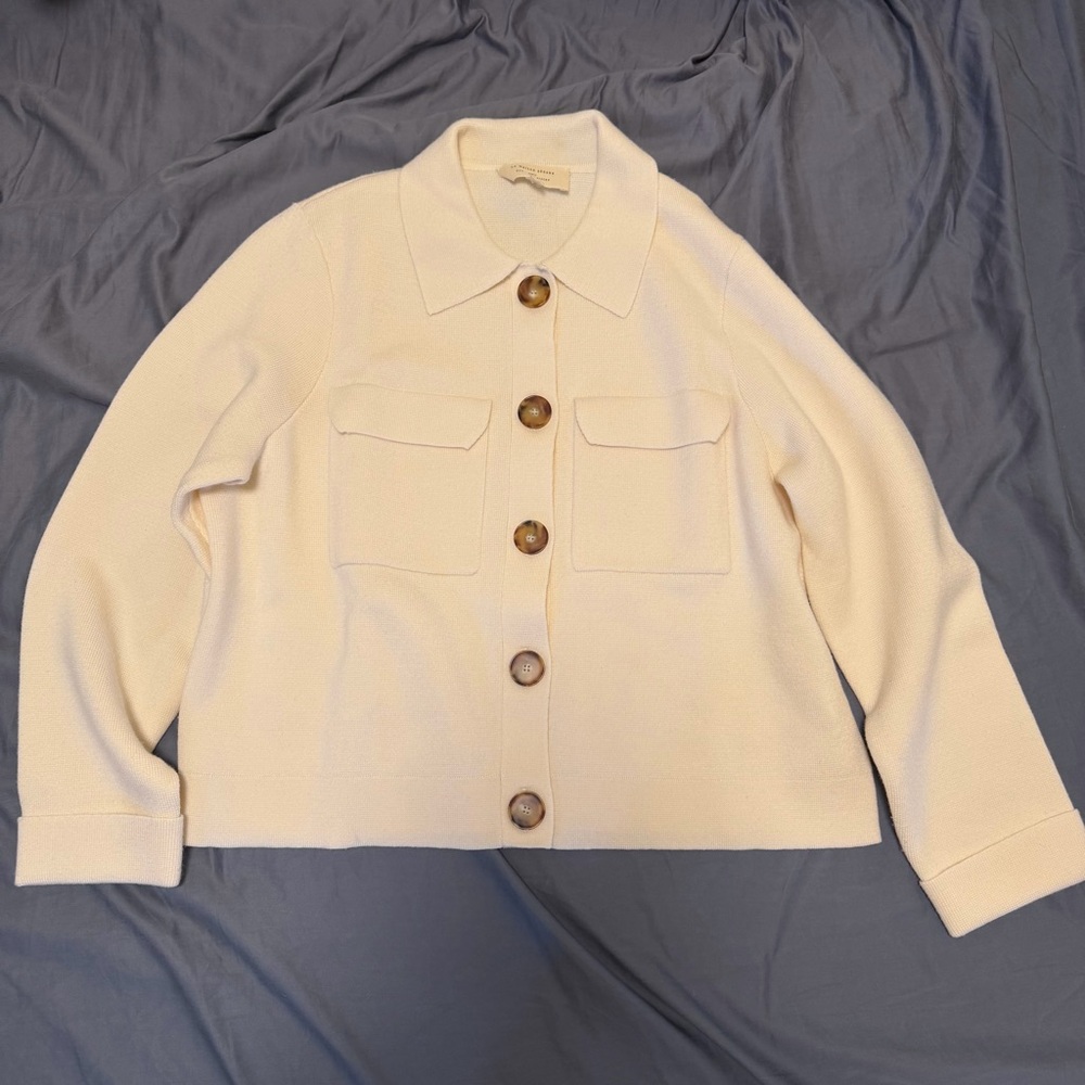 Sezane Betty Cardigan S Ecru